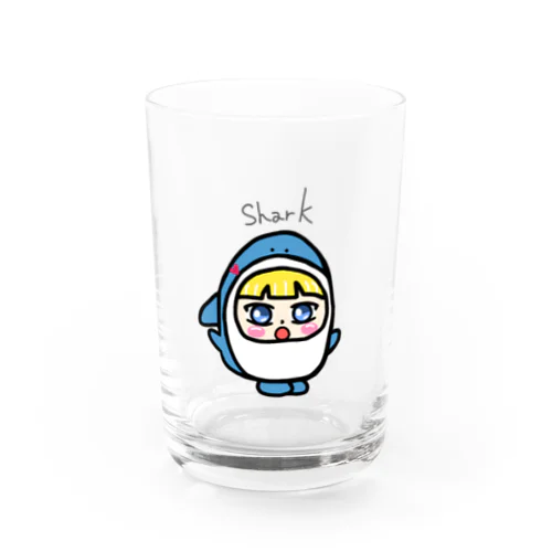 サメ shark Water Glass