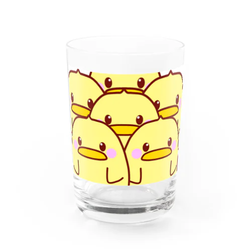 ひよこがいっぱい Water Glass