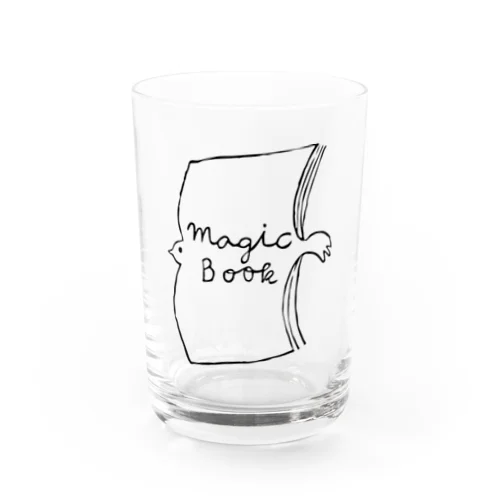 Magic Book shop Water Glass