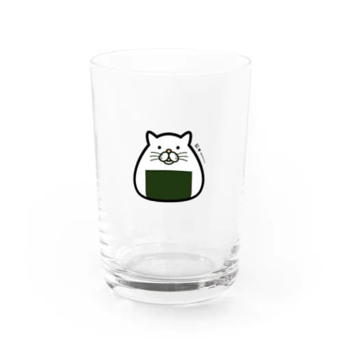 おにゃぎり・にゃー Water Glass