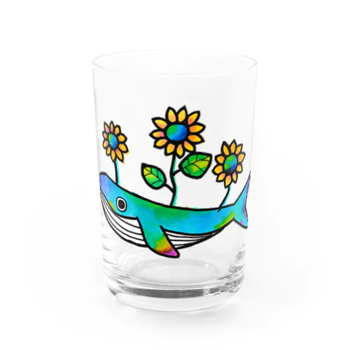 くじら(よこ) Water Glass