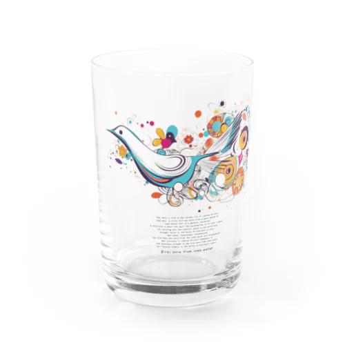 『ソーダ水からうまれたとり』【寄付付き商品】 Water Glass