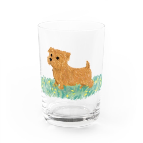 ノーフォークテリア Water Glass