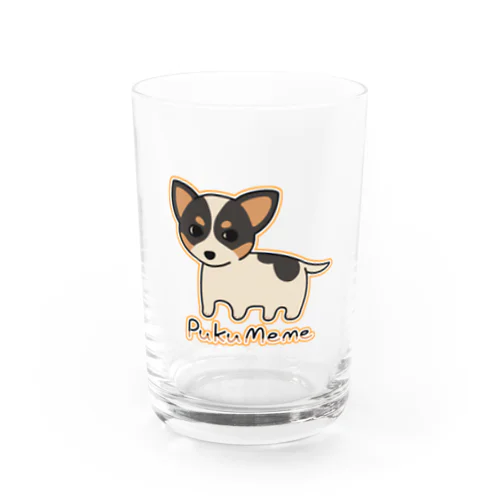 puku meme Water Glass