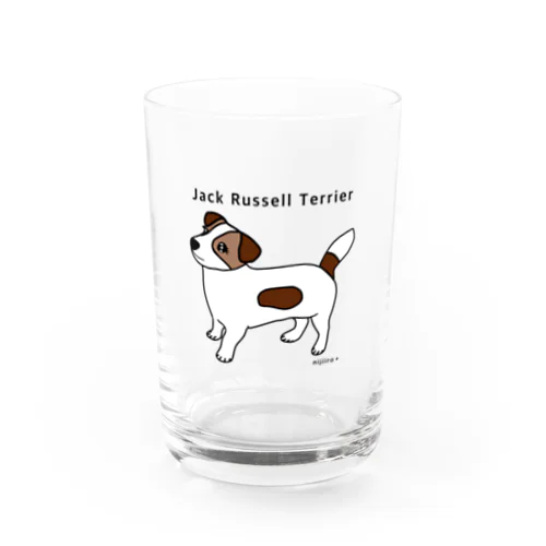 かわいいジャックラッセルテリア犬 Water Glass