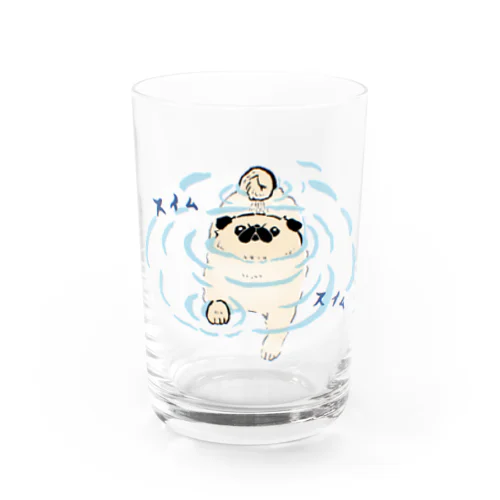 すいむパグ Water Glass