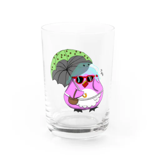 ペンギン母ちゃん 夏のおでかけ Water Glass