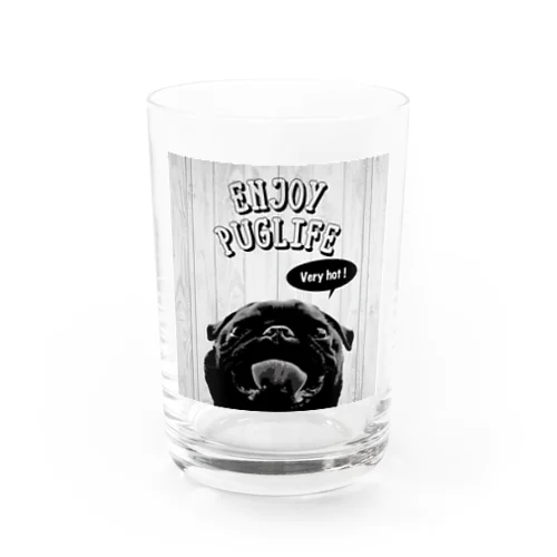 ENJOY PUGLIFE(Black) グラス