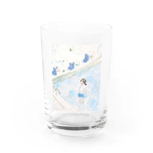 夏のプール Water Glass