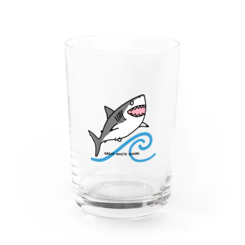 ホホジロザメ Water Glass