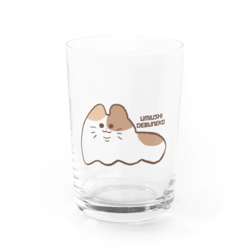 ウミウシデブネコグラス（モノトーン） Water Glass