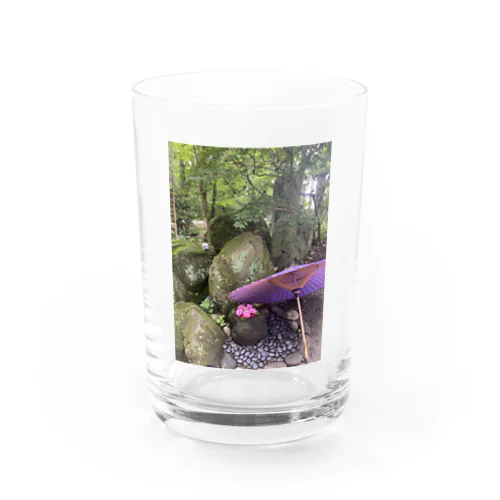 和風パワースポットshrine Water Glass