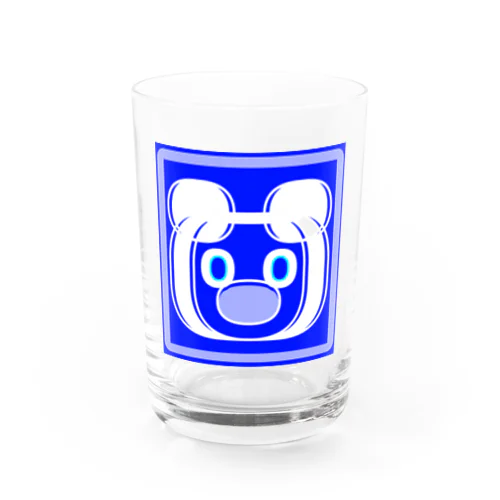 🌈ʕ•ᴥ•ʔ KUMAZUKIN 🌈ʕ•ᴥ•ʔ 青空ブルーバージョン  グラス
