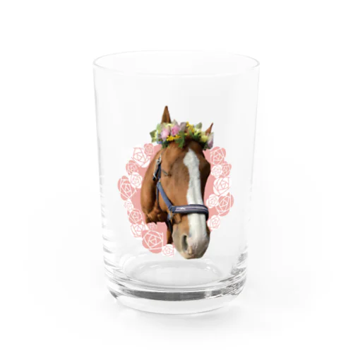 花冠をかぶったルミぽん Water Glass