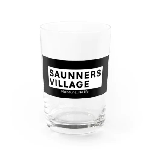 Saunners Village クラシックロゴ Water Glass