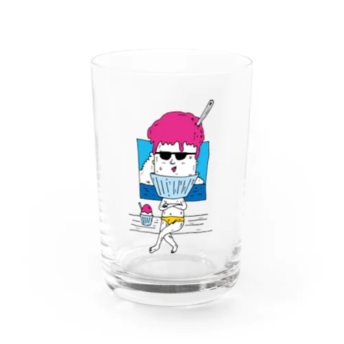 お熱いですね Water Glass