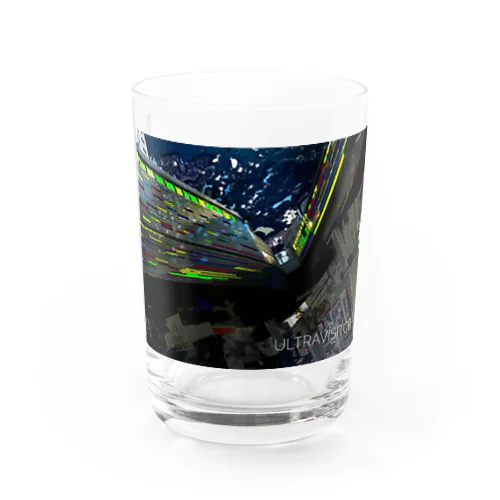 Neo Tokyo city Water Glass