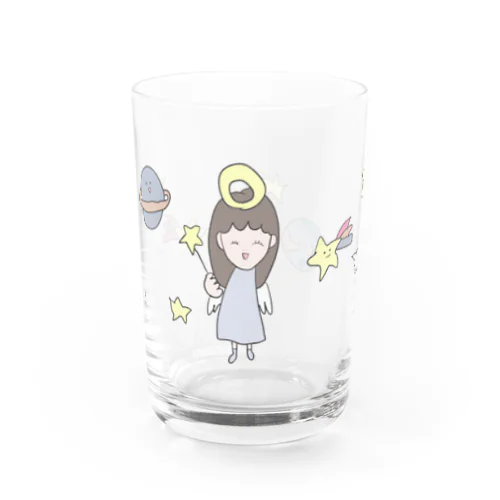 おかめ天使ちゃんと宇宙 Water Glass