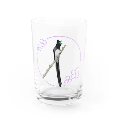 サンコウチョウくん Water Glass
