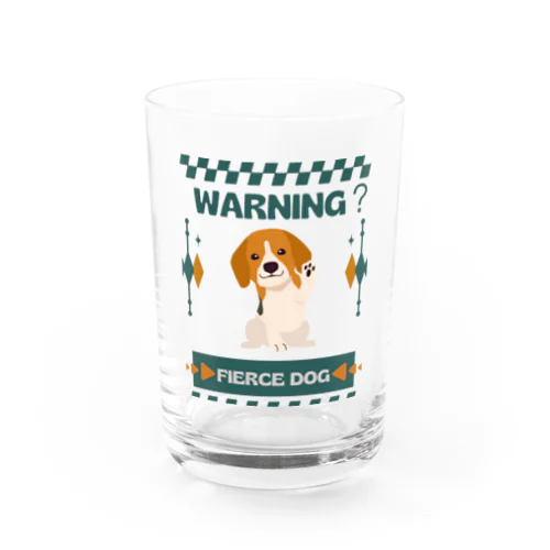 番犬になるかなドッグくん Water Glass
