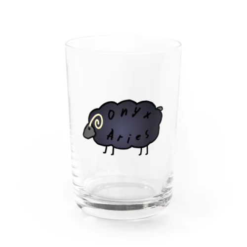 Onyx Aries Water Glass