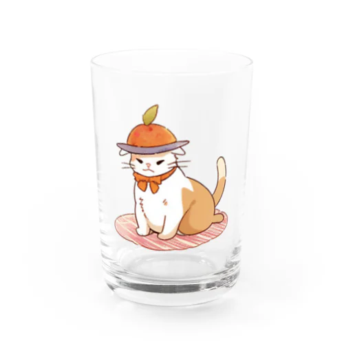 お腹ペコペコで具になっちゃったねこにゃん Water Glass