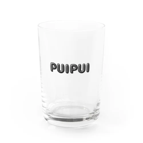 PUIPUIロゴ Water Glass