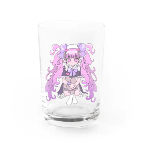 ぴんくぱーぷるめいど Water Glass