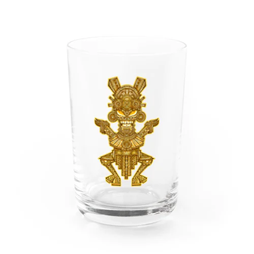 Golden Alpaca Water Glass