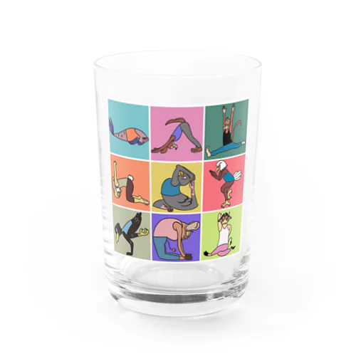 YOGA × Animals Water Glass