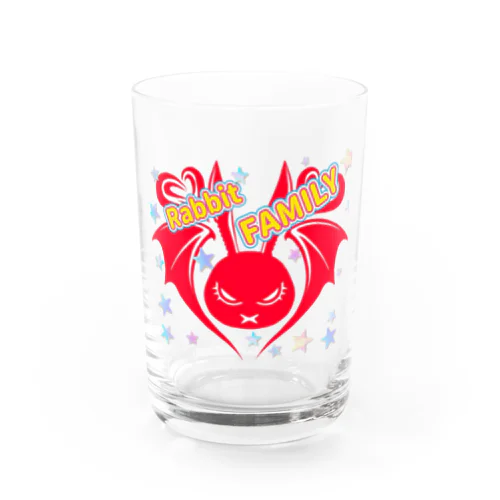 Rabbit Family マーク Water Glass