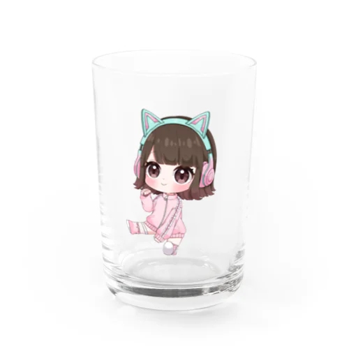 おすわりみっすーちゃん Water Glass