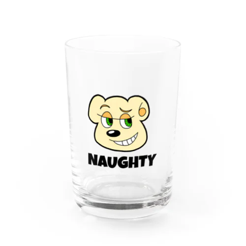 NAUGHTY BEARくん Water Glass