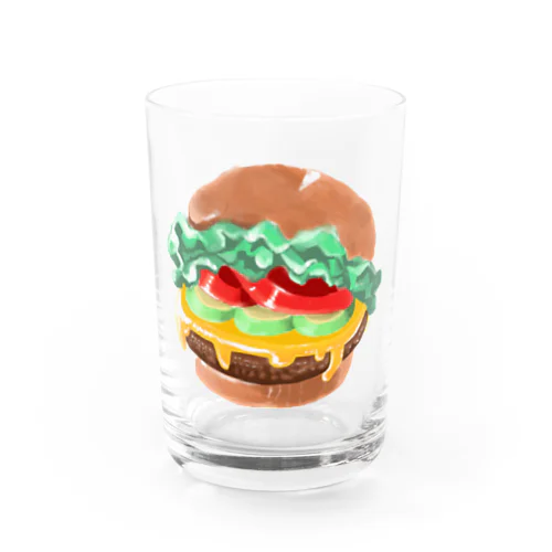 アボカドチーズバーガー Water Glass