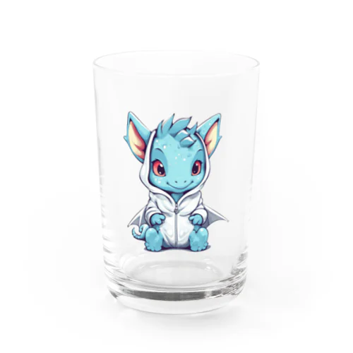 パーカーを着ているドラゴン Water Glass