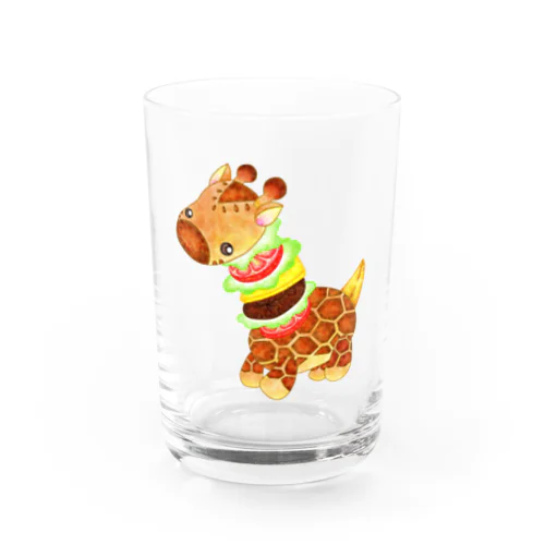 フードアニマル　キリンバーガー Water Glass