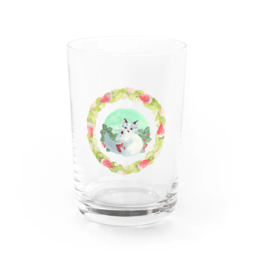 ストロベリーキャット Water Glass