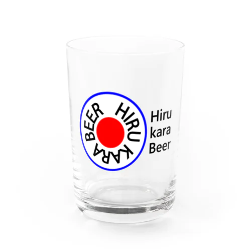 昼からビールくん Water Glass