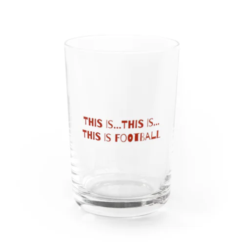 This is football Water Glass