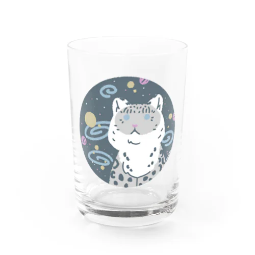 宇宙ユキヒョウ Water Glass