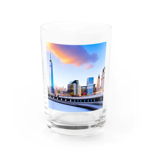 アメリカの街風グッズ Water Glass
