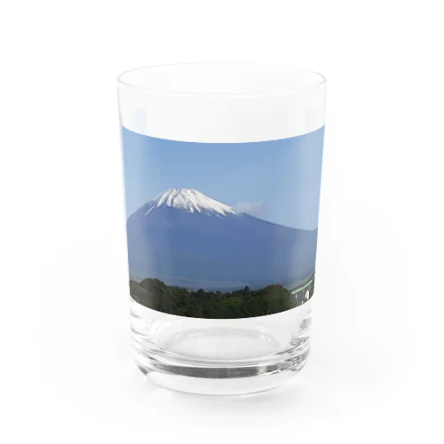 今朝の富士山 Water Glass