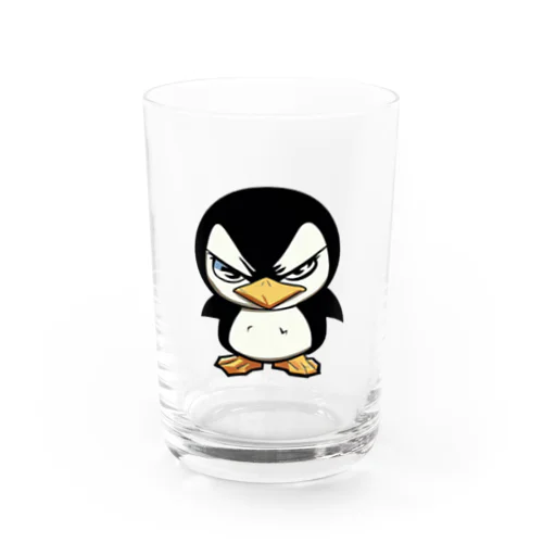 naughty penguin 01 Water Glass