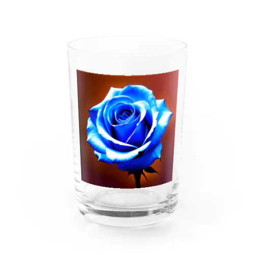 蒼い薔薇 Water Glass