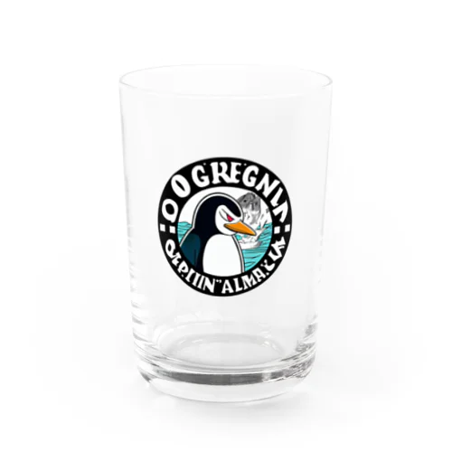 naughty penguin 03 Water Glass