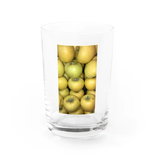 黄色リンゴ！梨じゃないよ！！ Water Glass