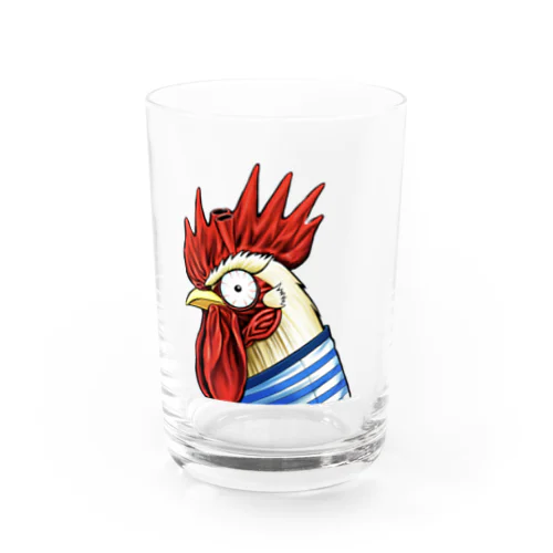 ニワトリマン Water Glass