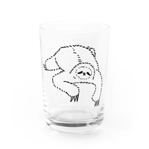 sloth なまけもの(w/b) Water Glass