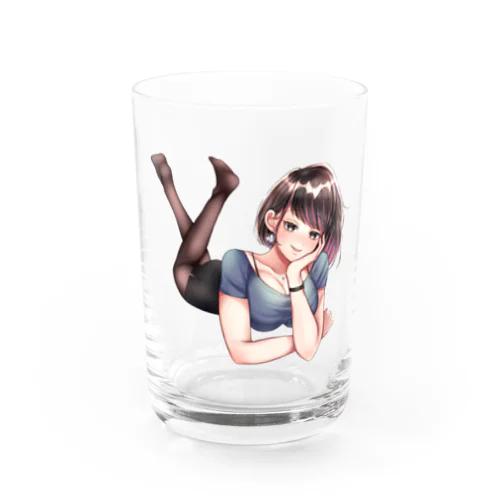 大人雰囲気のお姉さん一ノ瀬彩(中の人)(c)せったー Water Glass