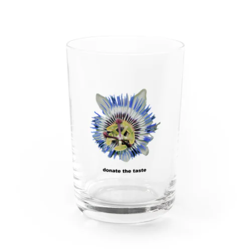 Donate the Taste (Blue Flower)  Water Glass